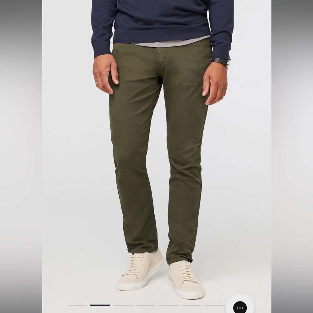 DU/ER Men’s No Sweat Relaxed Taper Pant- Army Green